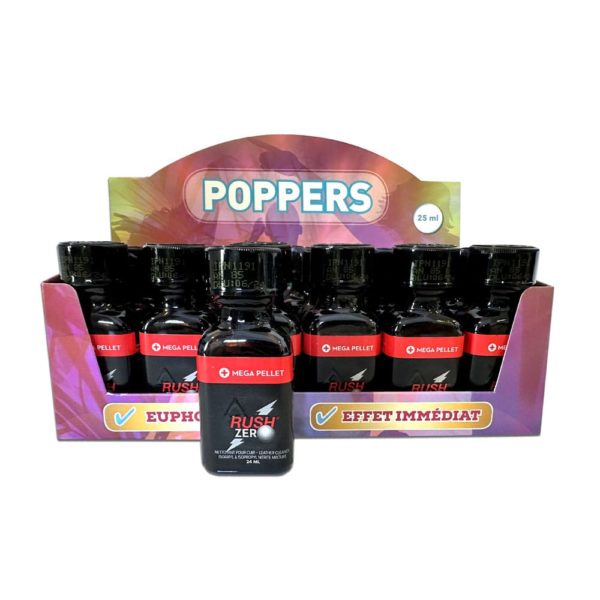 Display Poppers Rush Zero 24ml