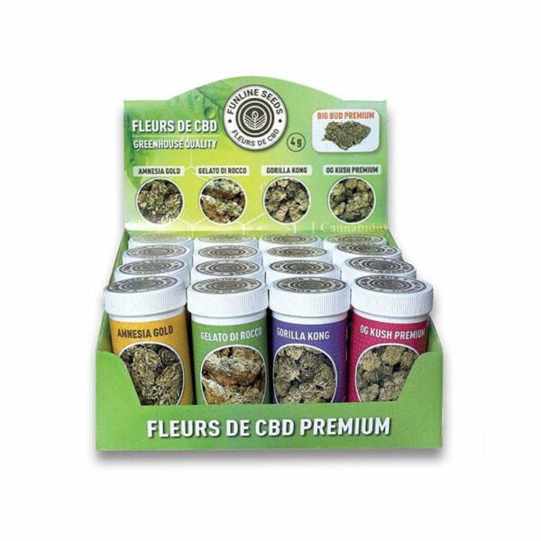 Display fleurs de CBD Optimum 4G